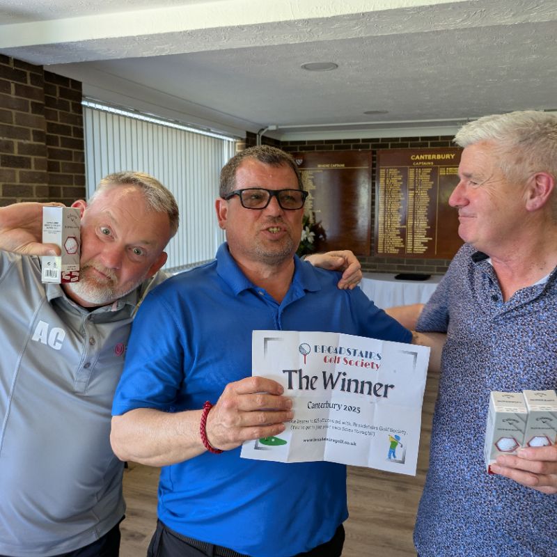 2025 Canterbury - Broadstairs Golf Society Project